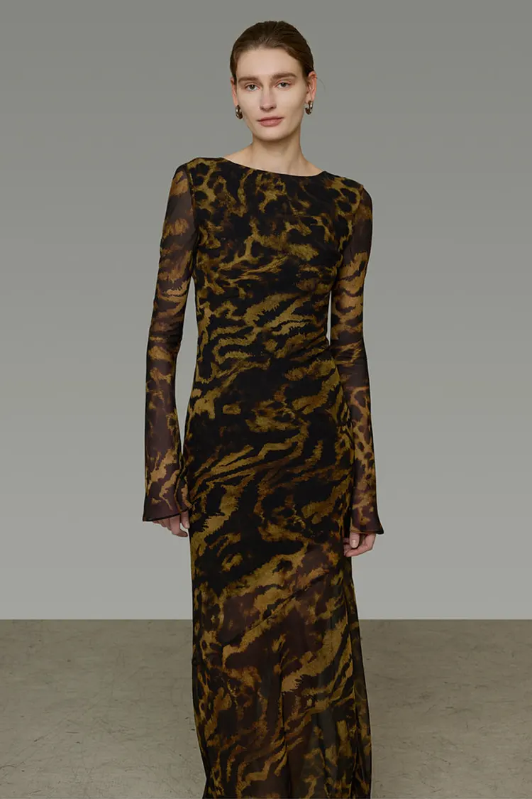 Women’s Leopard Print Dress 
