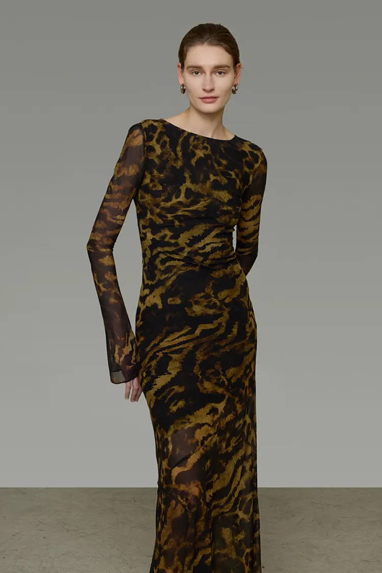 Women’s Leopard Print Dress 