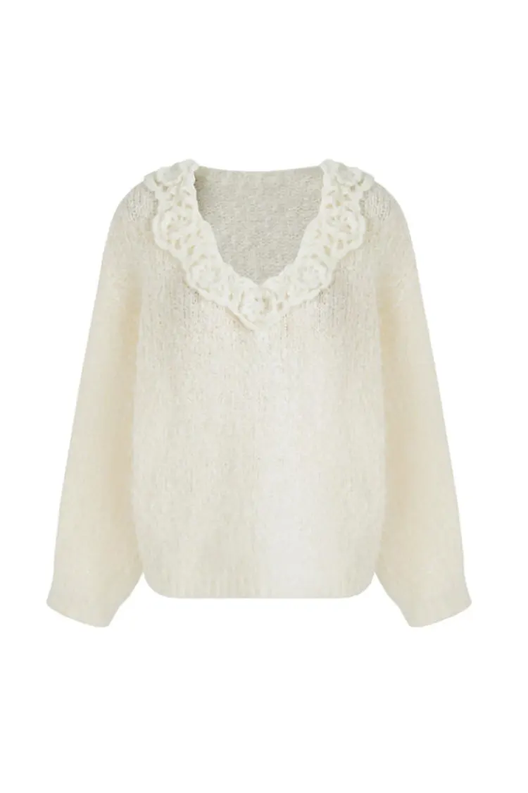 Women's 3D Lace Sweater