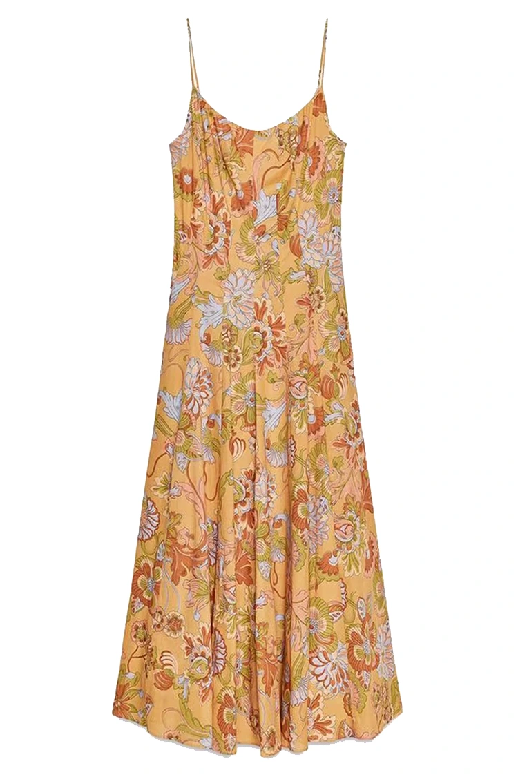 Women's Cotton Summer Floral Print Dress