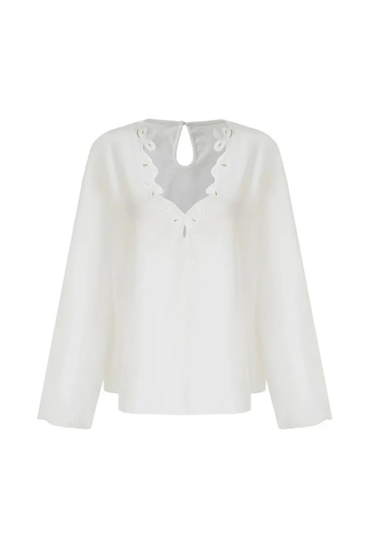 Women's Embroidered Party Blouse
