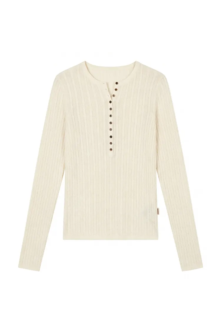 Women's Fitted Wool Sweater