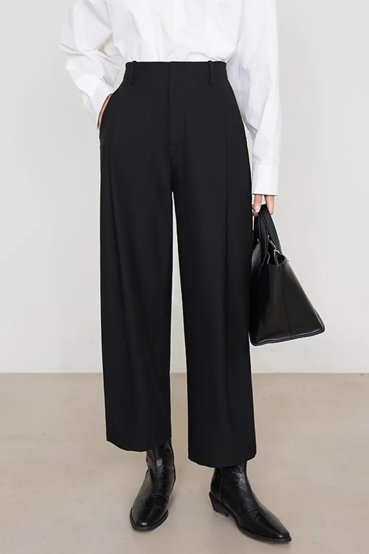 Women's Pleated Suit Pants